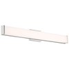 Access Lighting Citi, LED Vanity, Brushed Steel Finish, Acrylic Lens Acrylic 62572LEDD-BS/ACR